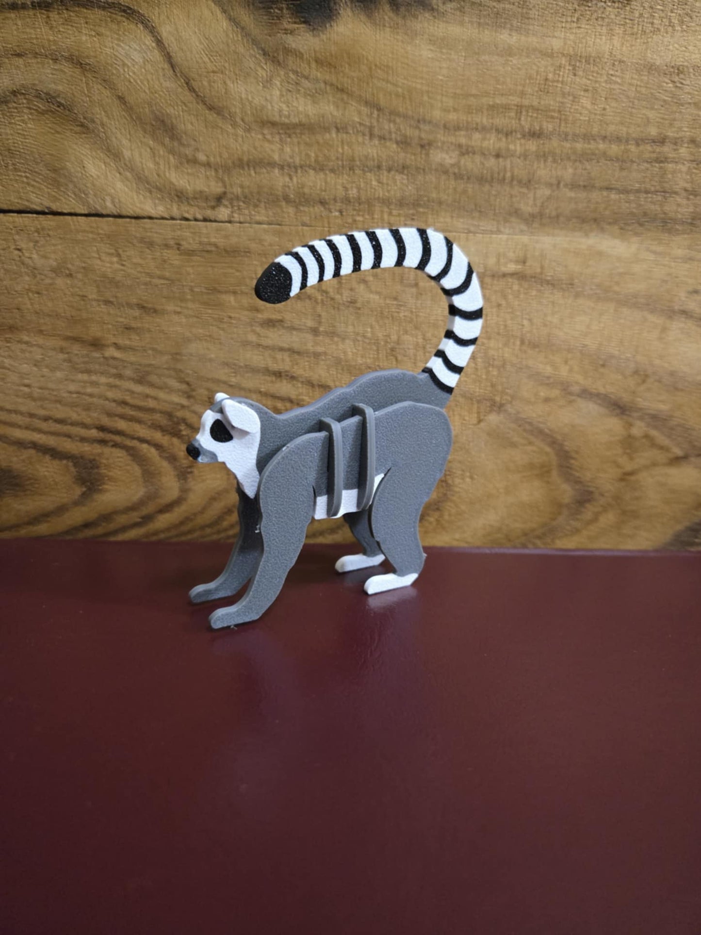 Lemur Puzzle Card